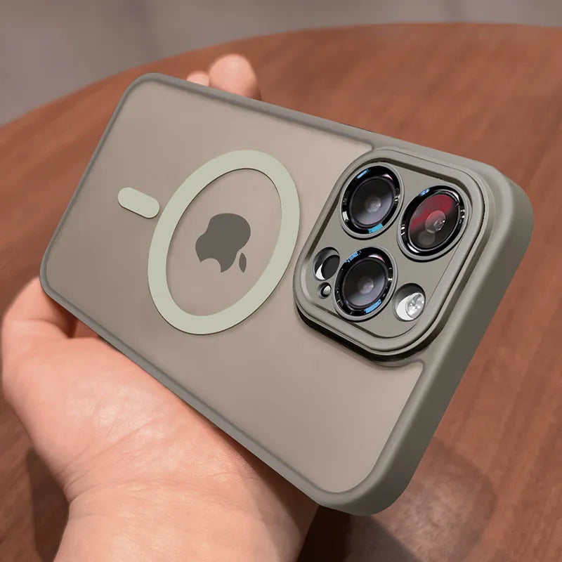 Matte MagSafe iPhone Case — Shockproof, Anti-Fingerprint, Slim Fit