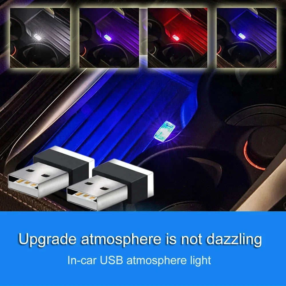 Mini USB LED Ambient Light – Plug & Play Lamp for Car, Laptop & Power Bank