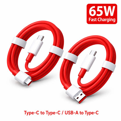 65W Fast Charging USB-C Cable