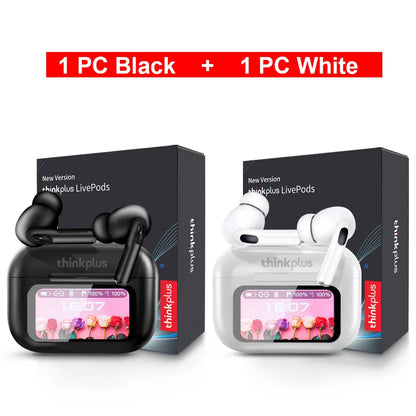Original Thinkplus TWS Wireless Bluetooth Earphones Noise Canceling Headsets Full Color Touch Screen Headphones Hi-Fi Earbuds