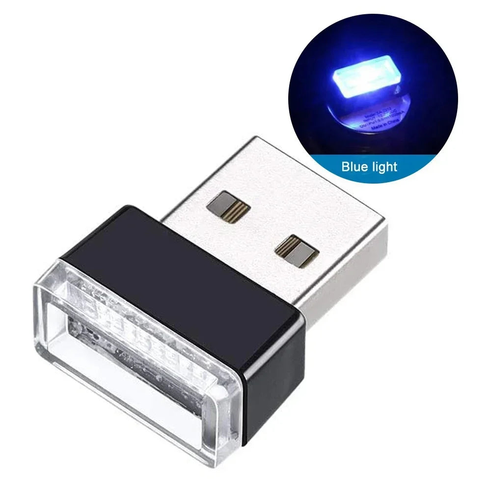 Mini USB LED Ambient Light – Plug & Play Lamp for Car, Laptop & Power Bank