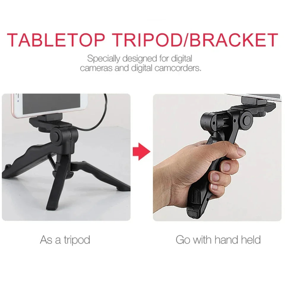 Smartphone Vlogging Kit – Tripod, LED Fill Light & Microphone Starter Set