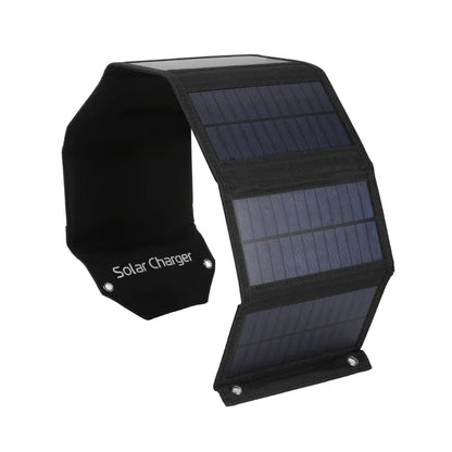 Tethered Oasis 100W Folding Solar Panel – Portable USB Charger for Camping & Outdoors