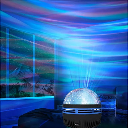 Galaxy Star Projector Night Light – 7 Color Patterns, USB Powered, Room & Bedroom Decor