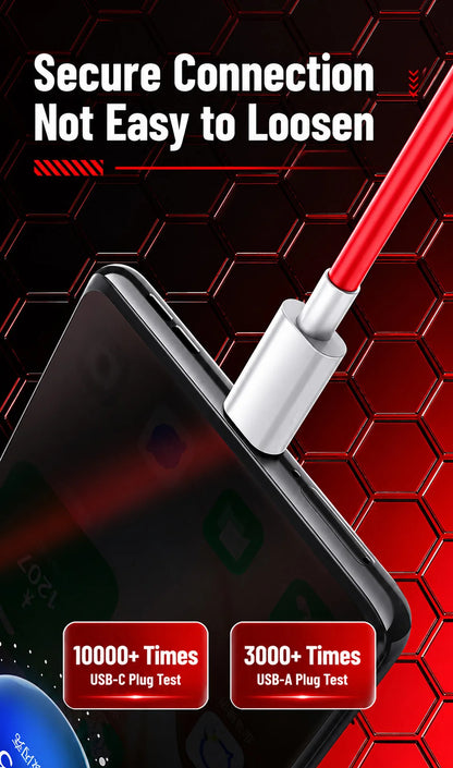 65W Fast Charging USB-C Cable