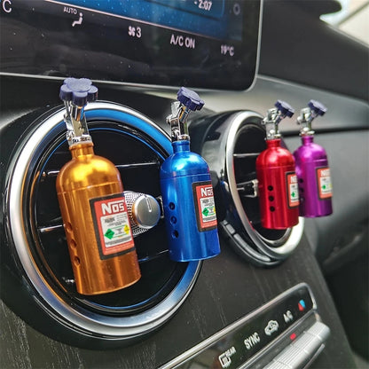 NOS Bottle Car Air Freshener – Air Vent Fragrance Accessory