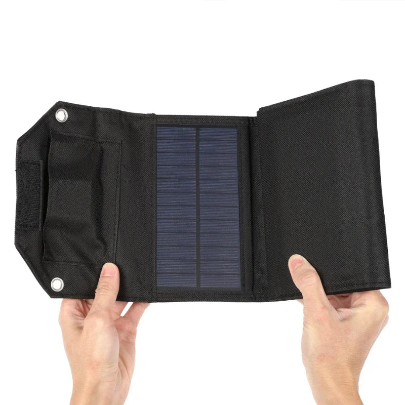 Tethered Oasis 100W Folding Solar Panel – Portable USB Charger for Camping & Outdoors
