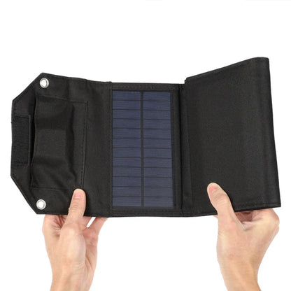 Tethered Oasis 100W Folding Solar Panel – Portable USB Charger for Camping & Outdoors