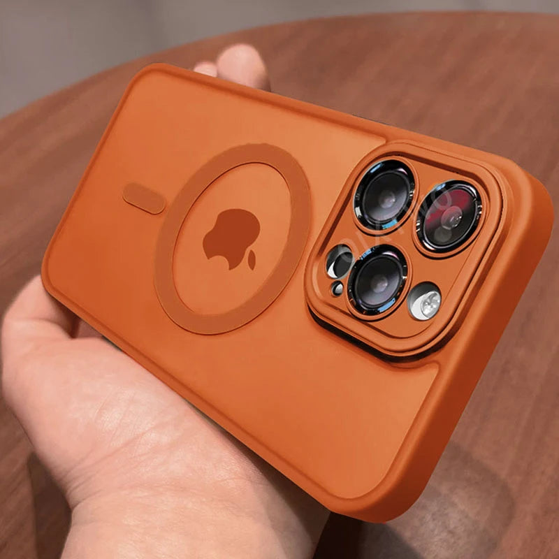 Matte MagSafe iPhone Case — Shockproof, Anti-Fingerprint, Slim Fit